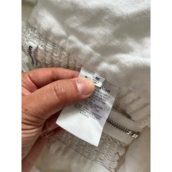 Reformation Cole Two Piece Set Linen Skirt+Top size 10 - Picture 7 of 8